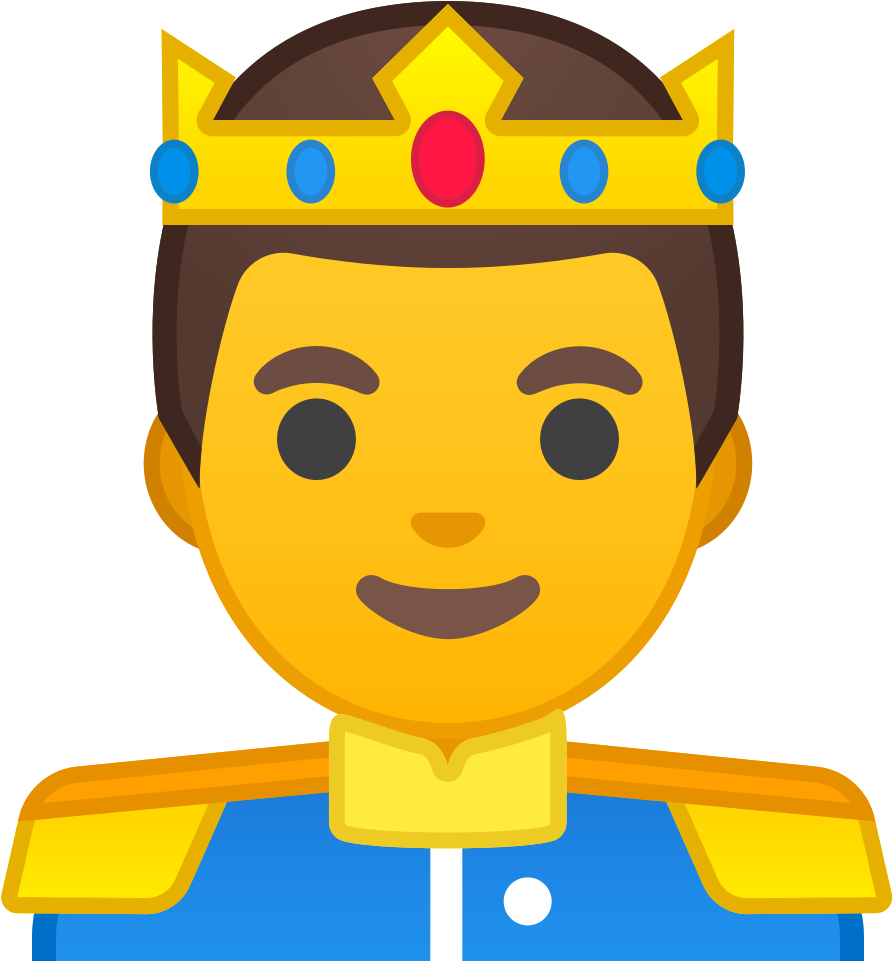 Prince Icon - Emoji Principe Png (1024x1024), Png Download