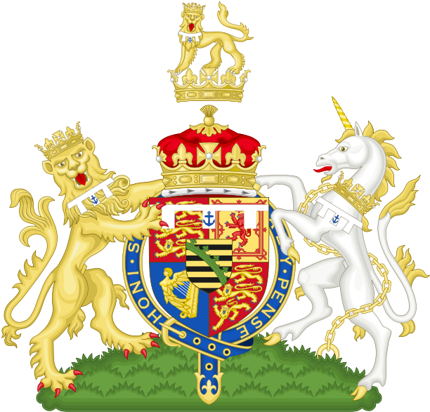 As The Fourth Son Of A Middling Monarch, Prince George, - Meghan And Harry Coat Of Arms (641x599), Png Download