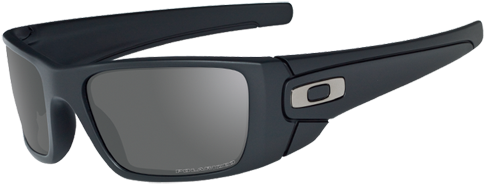 Oakley Oo9096 Matte Black Polarised Sunglasses - Oakley Fuel Cell Polarized Sunglasses-matte Black/grey (500x300), Png Download