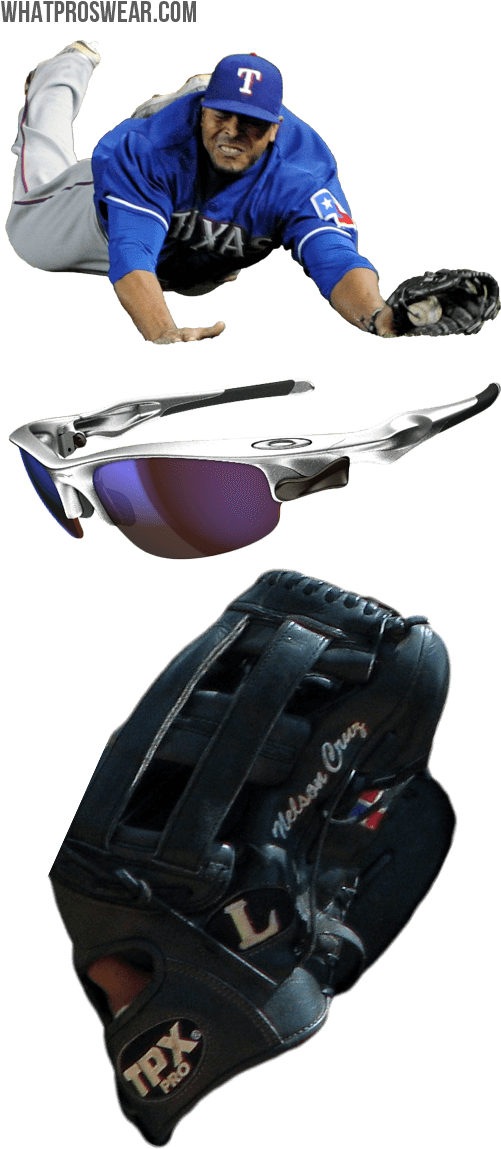 Nelson Cruz Glove Model, Nelson Cruz Sunglasses, Tpx - Nelson Cruz Glove (510x1170), Png Download