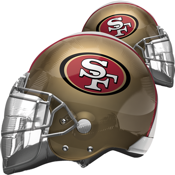San Francisco 49ers Helmet Supershape - San Francisco 49ers (600x600), Png Download