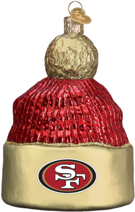 Sf 49ers Beanie Ornament - San Francisco 49ers (442x442), Png Download