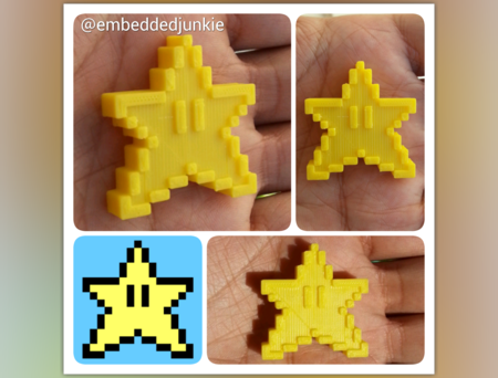 8 Bit Star Power Up By The Embeddedjunkie Shop - Video Games Shirt Im Invincible Shirt (450x342), Png Download