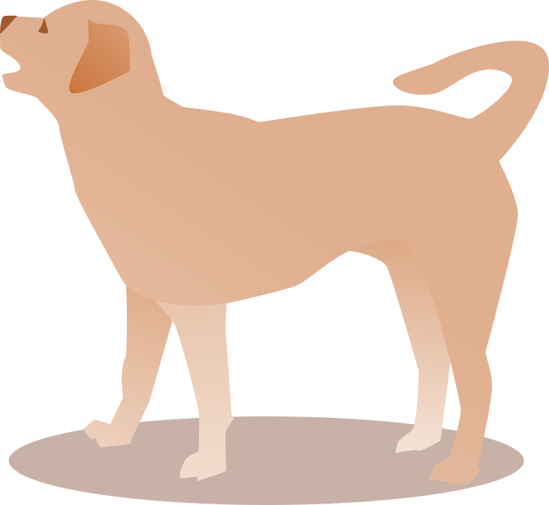 Medium Image - Dog Barking Clipart Png (800x736), Png Download