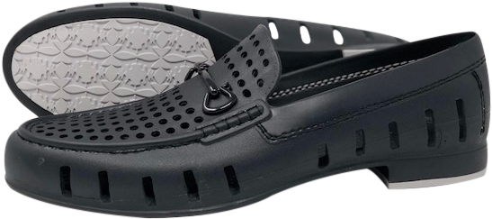 Black/harbor Mist Gray - Slip-on Shoe (640x480), Png Download