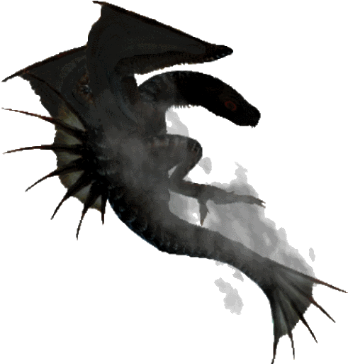 Piscinanis Render By Theelusiveone Flipped (8 Bit 2) - Dragon (900x522), Png Download