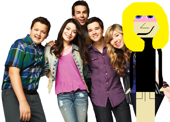 Icarly Cast Season 4 - Album De Figurinhas Icarly (550x389), Png Download