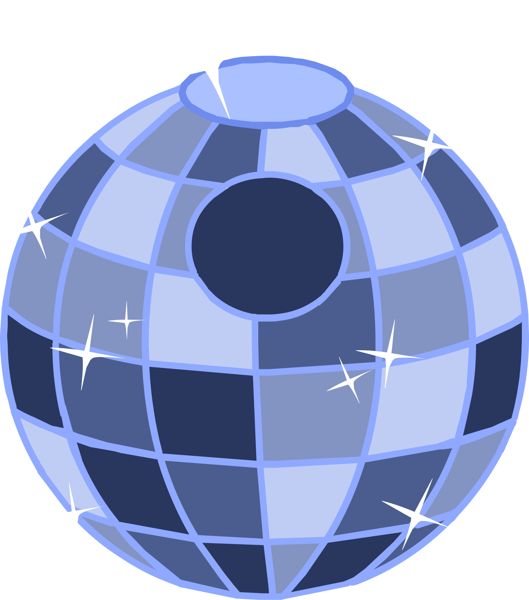 Mirror Ball Costume Icon - Club Penguin Disco Ball (1778x2018), Png Download