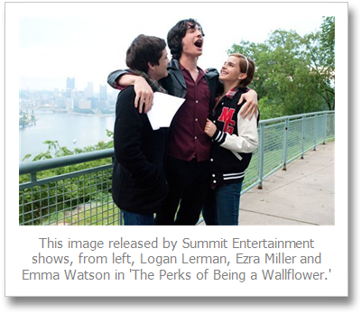 For Young 'queer' Actor Ezra Miller, 'the Perks Of - Perks Of Being A Wallflower (420x366), Png Download