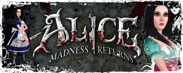 Saturday, February 18, - Art Of Alice, The: Madness Returns By American Mcgee (640x257), Png Download