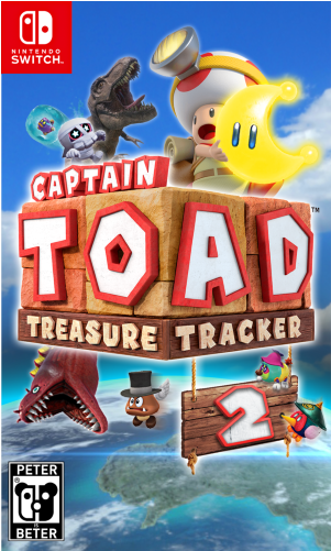 Treasure Tracker - Captain Toad: Treasure Tracker (nintendo Selects) Wii (450x650), Png Download
