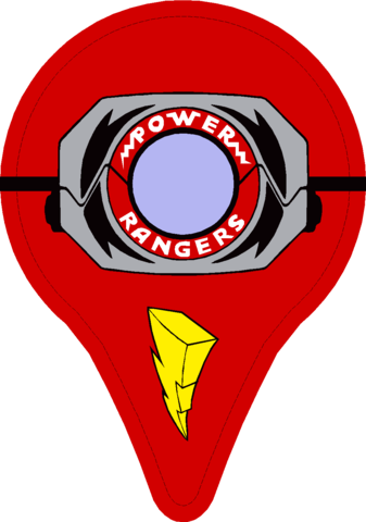 Go Plus Skin - Power Rangers (337x480), Png Download