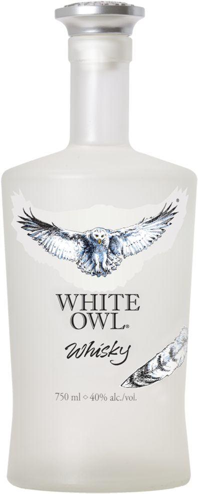 White Owl - White Owl Whiskey Logo (407x1000), Png Download