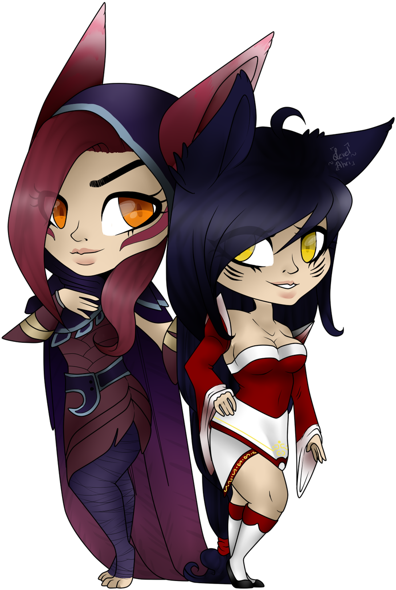 #newchamp #leagueoflegends #xayah #adc #ahri #yellow - Xayah Y Ahri Png (1200x1200), Png Download