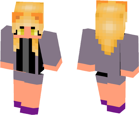 Popstar Ahri-league Of Legends - Minecraft (584x497), Png Download