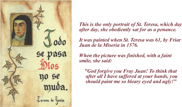 Don Alonso Sanchez De Cepeda By His Second Wife, Doña - Feast Of St Teresa Of Avila (666x370), Png Download