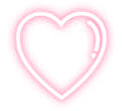 Heart Sticker Stickers Cute Glow Glowing Pink Light - Heart (1245x1000), Png Download