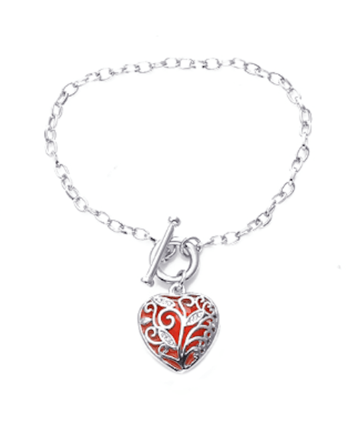Sale - Cute Glow Jewelry Big Heart Locket Glow Shed Jewelry (506x600), Png Download