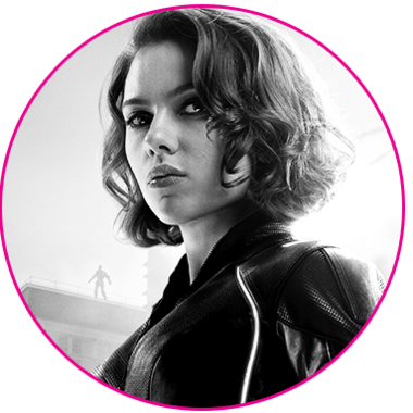 Avoid Superhero Confusion With Our Avengers - Black Widow (380x380), Png Download