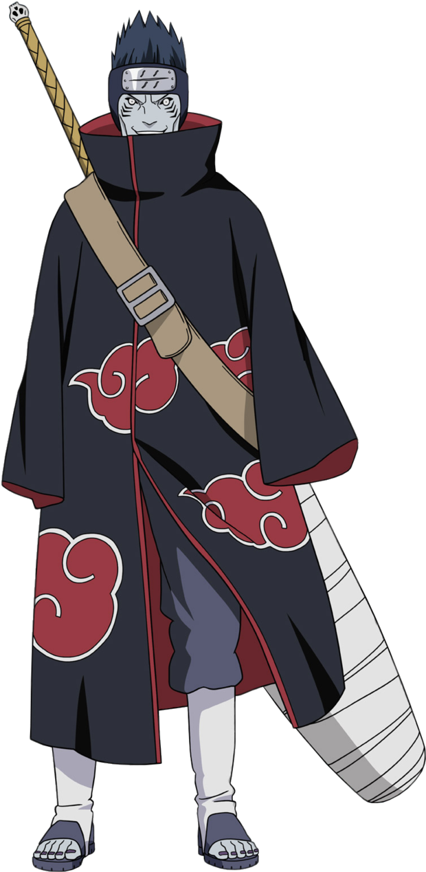 Kisame Akatsuki - Kisame Hoshigaki (627x1273), Png Download