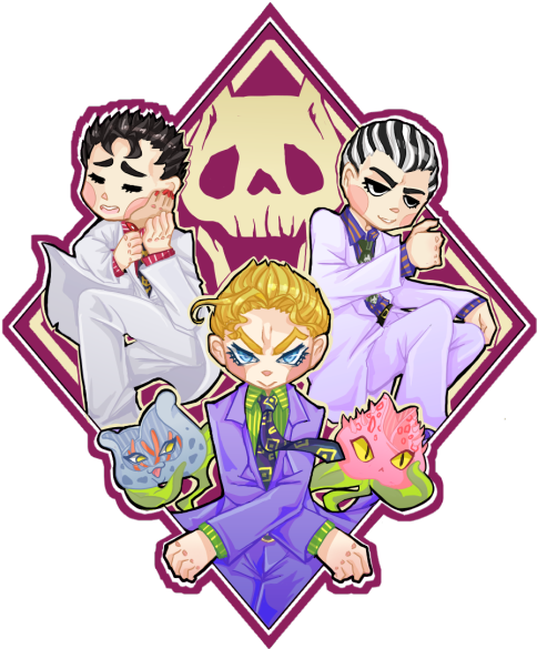 Kira Yoshikage - Jojo Kosaku Kawajiri Stray Cat (540x621), Png Download