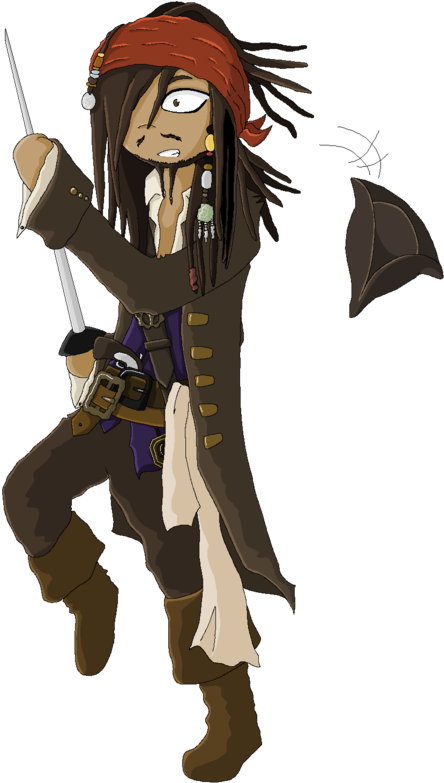 Captain Jack Sparrow Png Images - Portable Network Graphics (600x853), Png Download