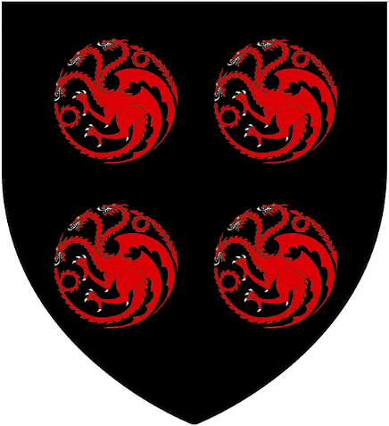 Maekar Targaryen Emblema - House Targaryen (443x479), Png Download