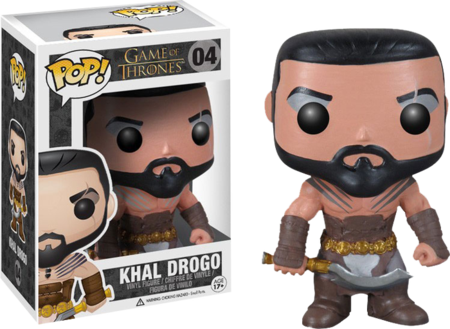Game Of Thrones House Of Stark Embroidered Patch - Funko Pop Khal Drogo (450x329), Png Download