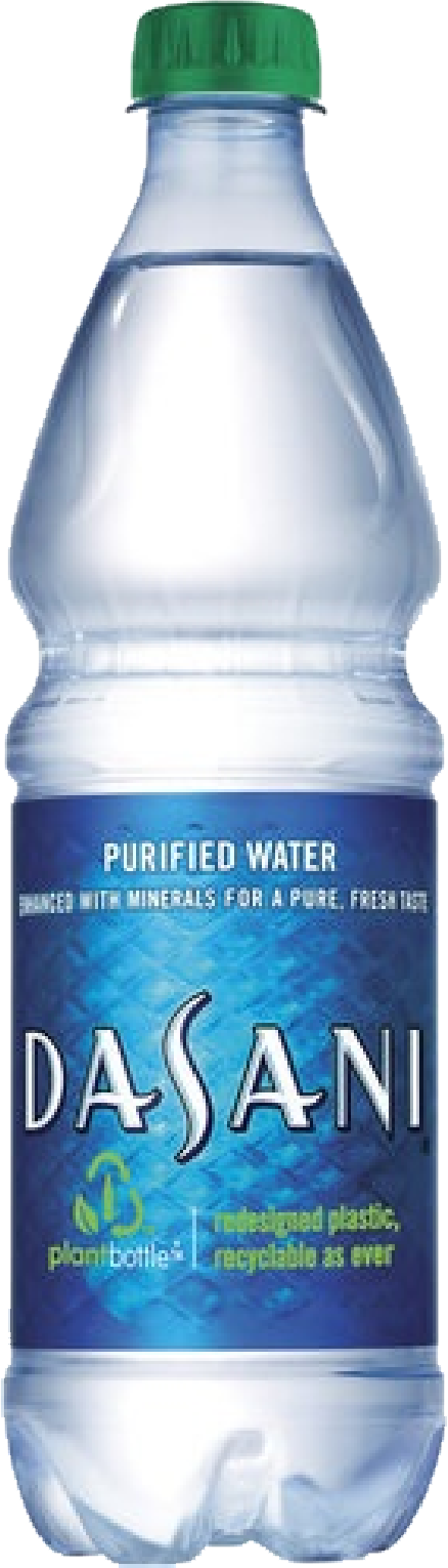 Dasani Water Bottle (438x1530), Png Download