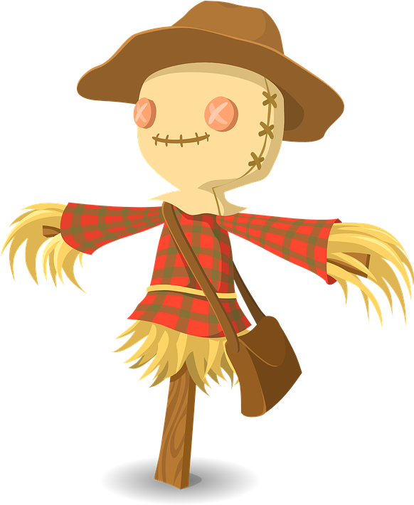 Scarecrow Graphics - Scarecrow Clipart (581x720), Png Download