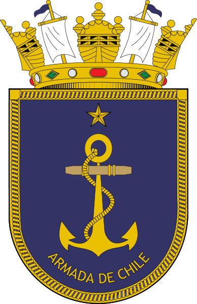 388px-coat Of Arms Of The Chilean Navy - Marinha Do Brasil (388x599), Png Download