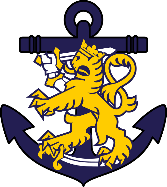 Finnish Navy - Suomen Merivoimien Logo (536x600), Png Download