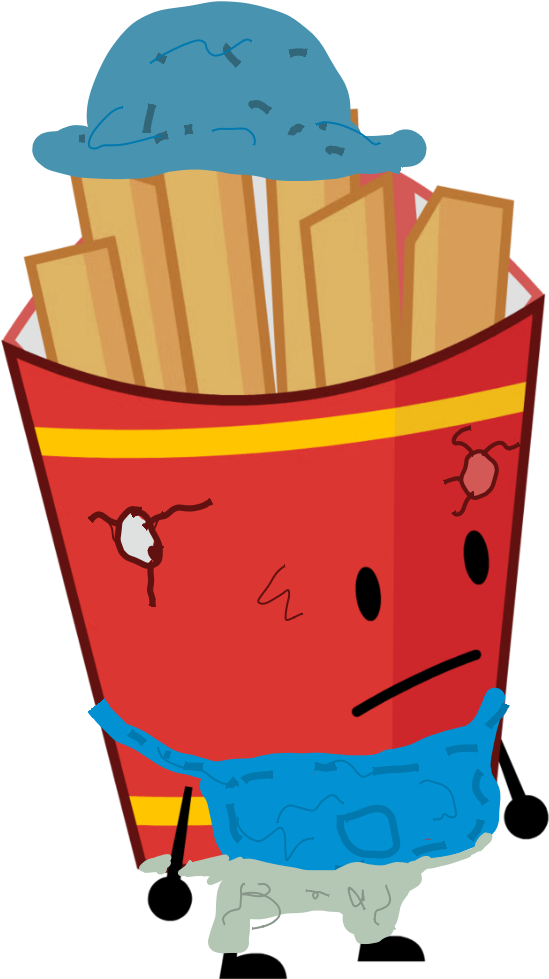 Scarecrow Fries 0 - Bfb X In Fries (720x1280), Png Download