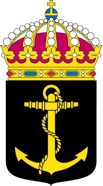 4th Sea Combat Flottilla, Swedish Navy - Swedish Coat Of Arms (333x599), Png Download