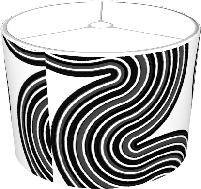 Black And Gray Curvy Lines - Coffee Table (674x516), Png Download