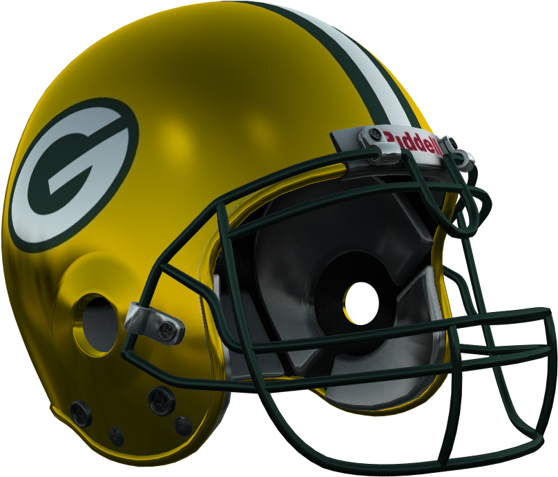 Green Bay Packers - Football Helmet (1280x720), Png Download
