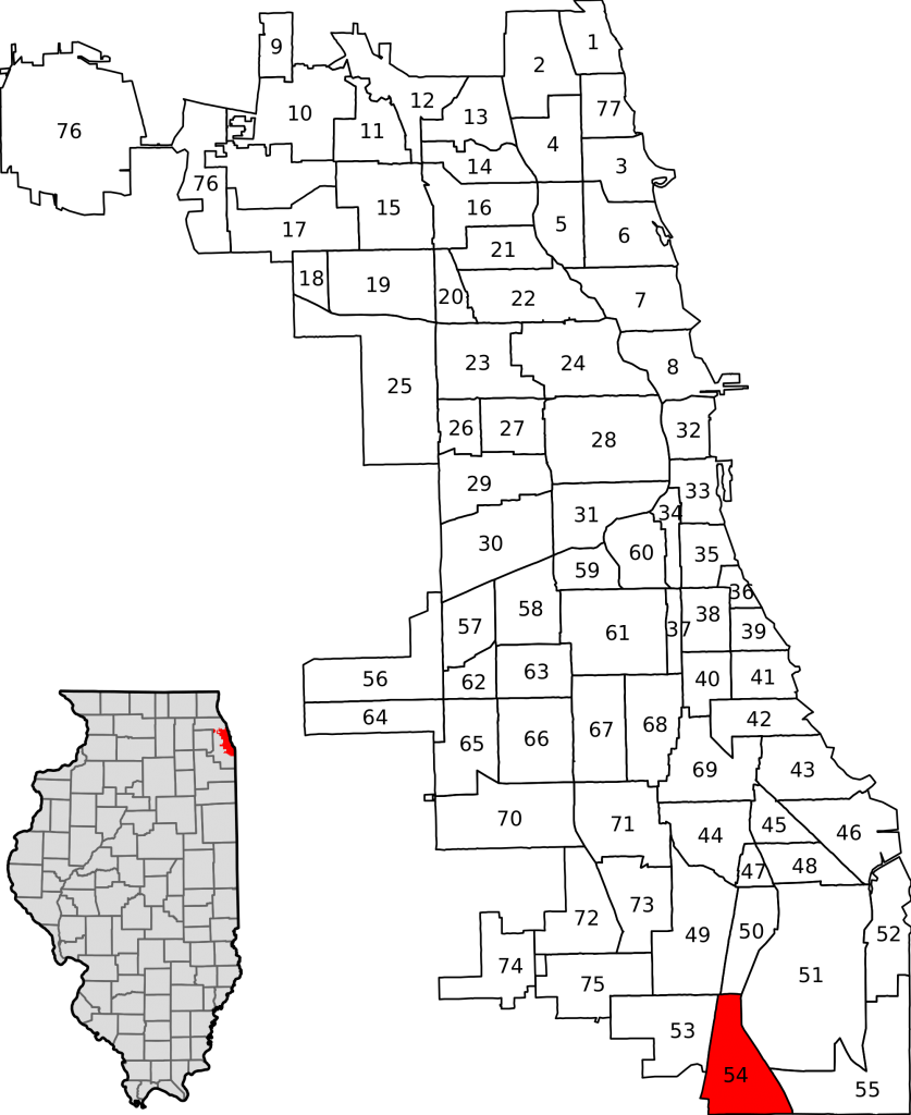 West Chatham Chicago Map (837x1024), Png Download