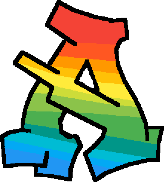 Grafiti Letter A - Letter (1000x1000), Png Download