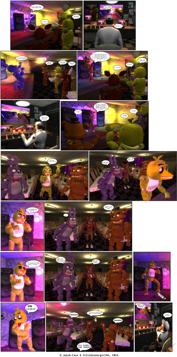 Karaoke Night And Freddy Fazbears Http - Fnaf Karaoke (634x1261), Png Download