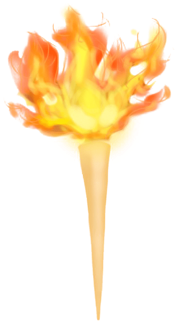 Olympictorch - Peony (463x766), Png Download