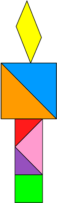 Olympic Games Clipart Olympic Flame - Tangram Olympic Flame (420x420), Png Download