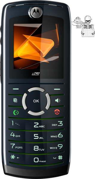 Boost Mobile I290 By Nobones - Motorola I290 Boost Mobile (319x600), Png Download