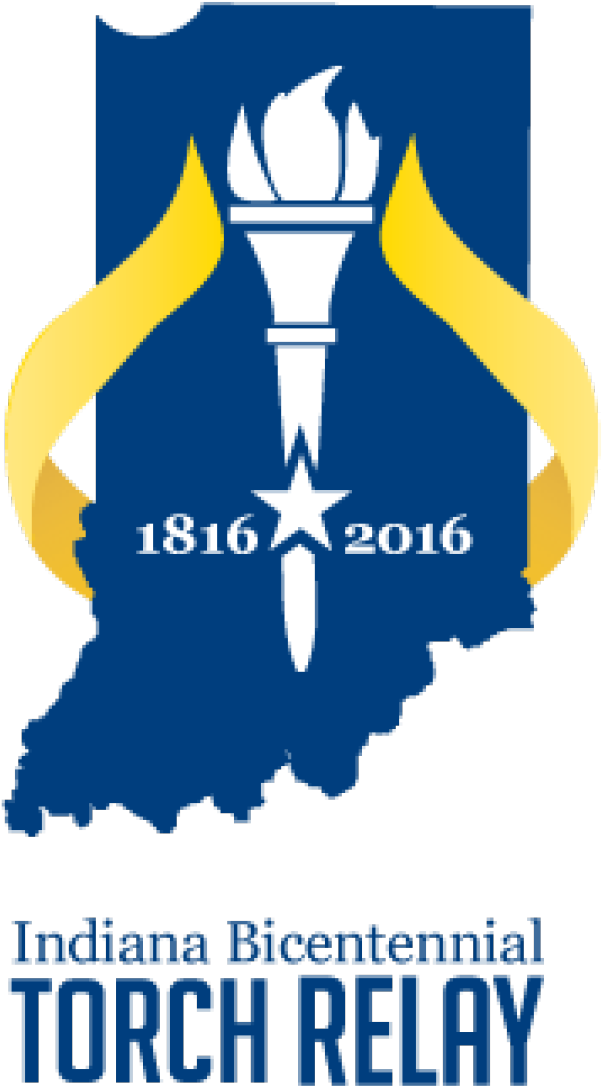 Patterned After The Olympic Torch Relay, Indiana's - Indiana Bicentennial Torch Relay (620x1111), Png Download