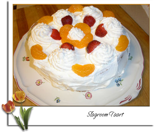The Dutch Pastry Is Totally Different Then American - Slagroomtaart Recipe (537x461), Png Download