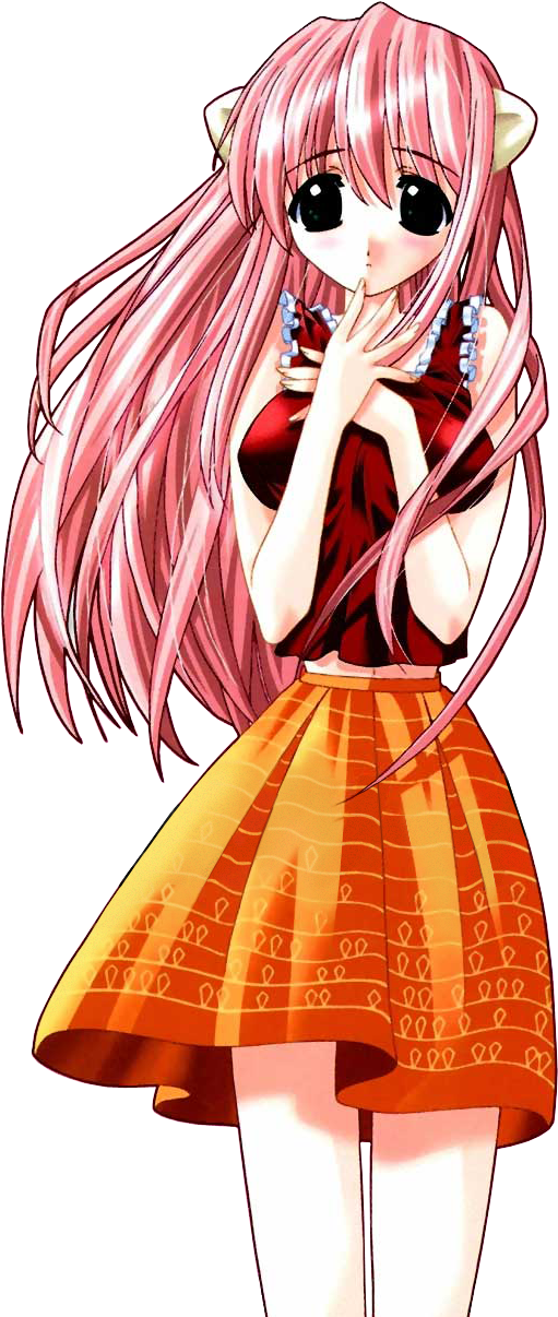Nyu Clean Wallpaper - Elfen Lied Manga 1 (854x1300), Png Download