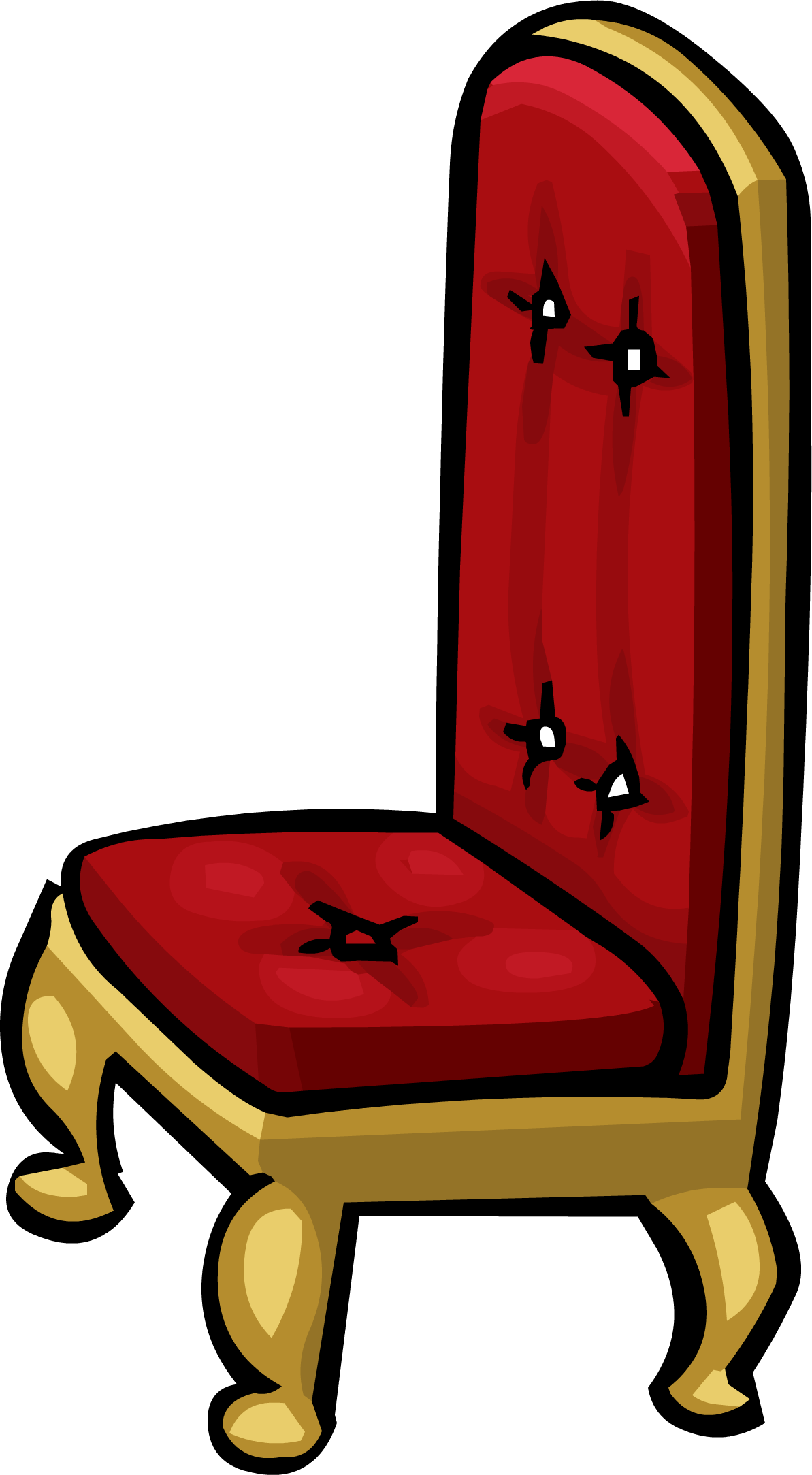 Regal Chair - Png - Cadeira Club Penguin (1193x2167), Png Download
