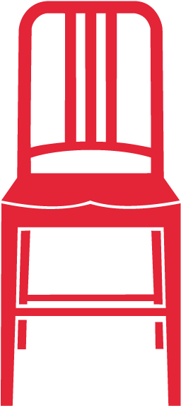 111 Navy Chair (308x606), Png Download