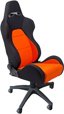 Bucket Seat Office Chair Png Image - Office Chair (400x400), Png Download