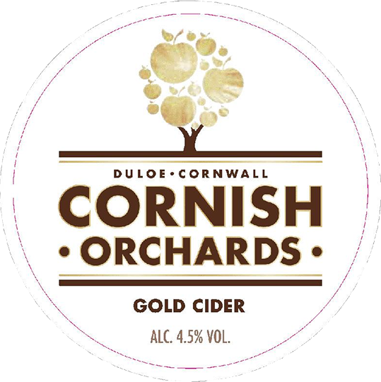 Cornish Orchards Gold - Cornish Orchard Gold Cider (539x540), Png Download