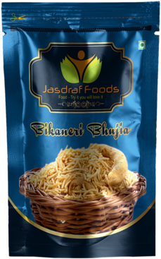 Zipper Stand-up Pouches - Bikaneri Bhujia (450x500), Png Download